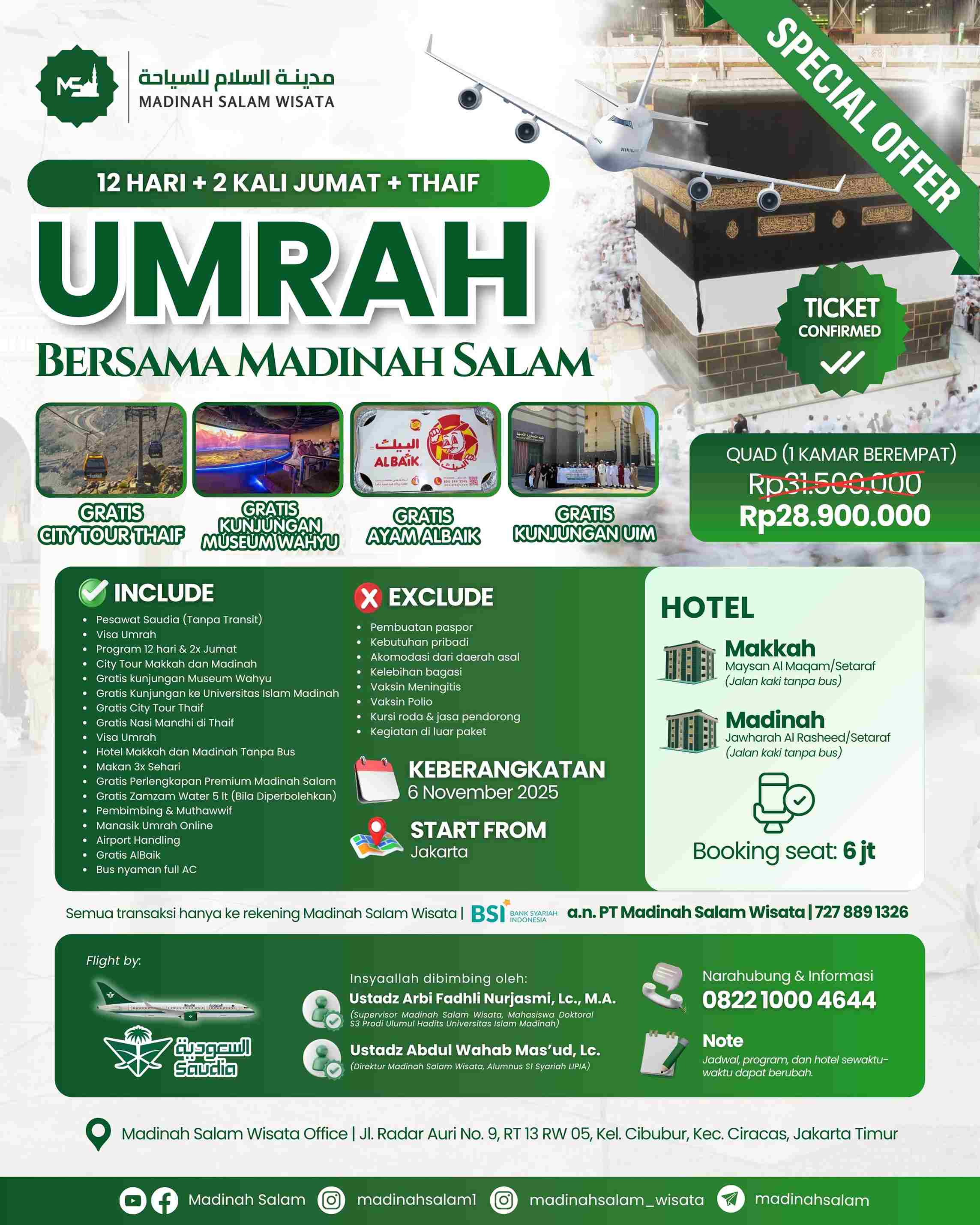 Paket Umrah Spesial yang sudah sold out
